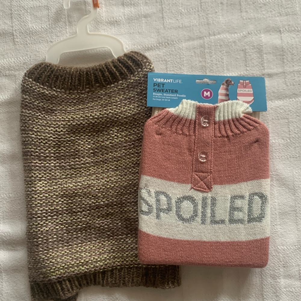 Lot of NWT Dog Sweaters